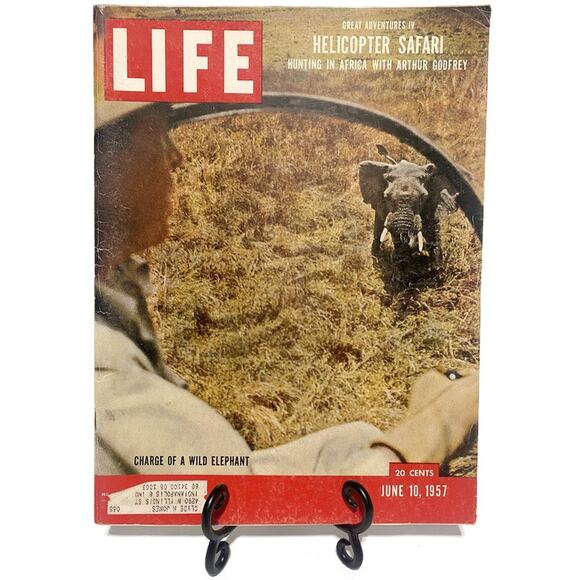 Life Magazine June 10 1957 Hunting in Africa with Arthur Godfrey - Picture 1 of 10